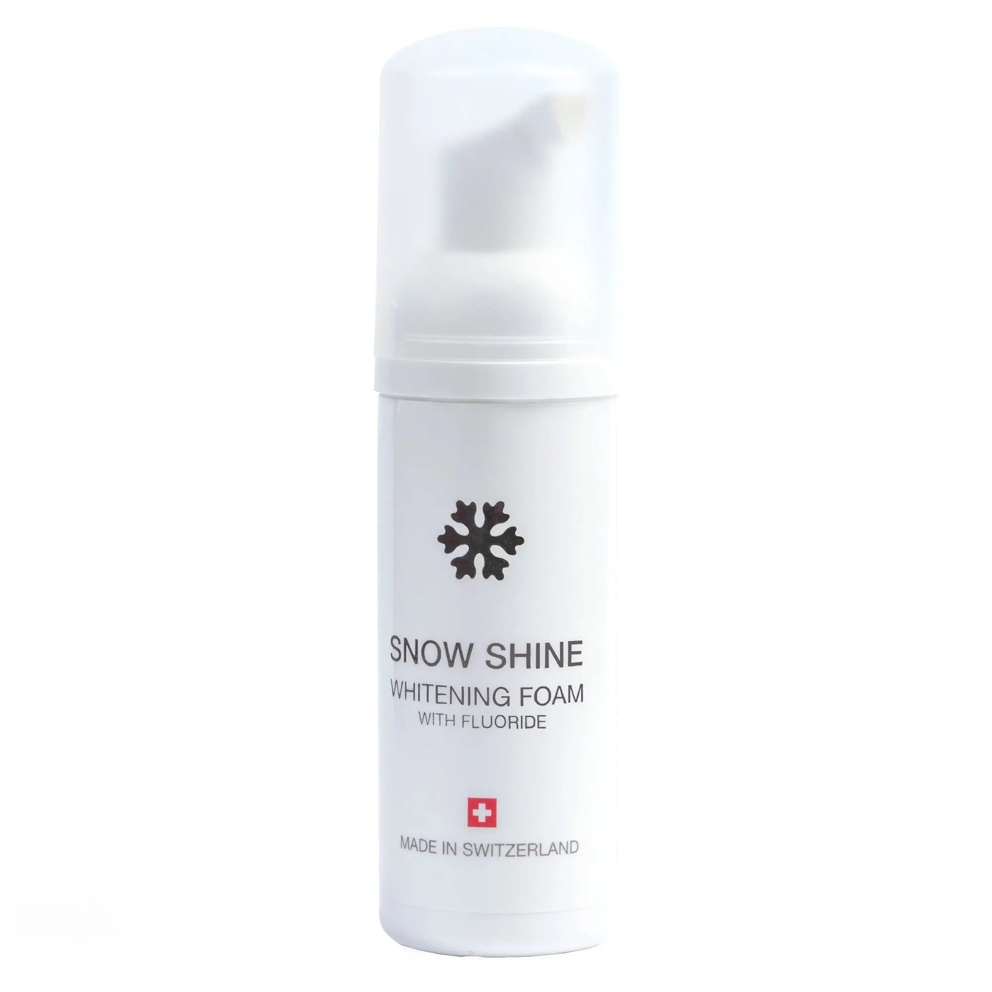 Snow Shine Whitening Foam Zahnaufhellungsschaum für strahlend weisse Zähne und tägliche Zahnpflege.