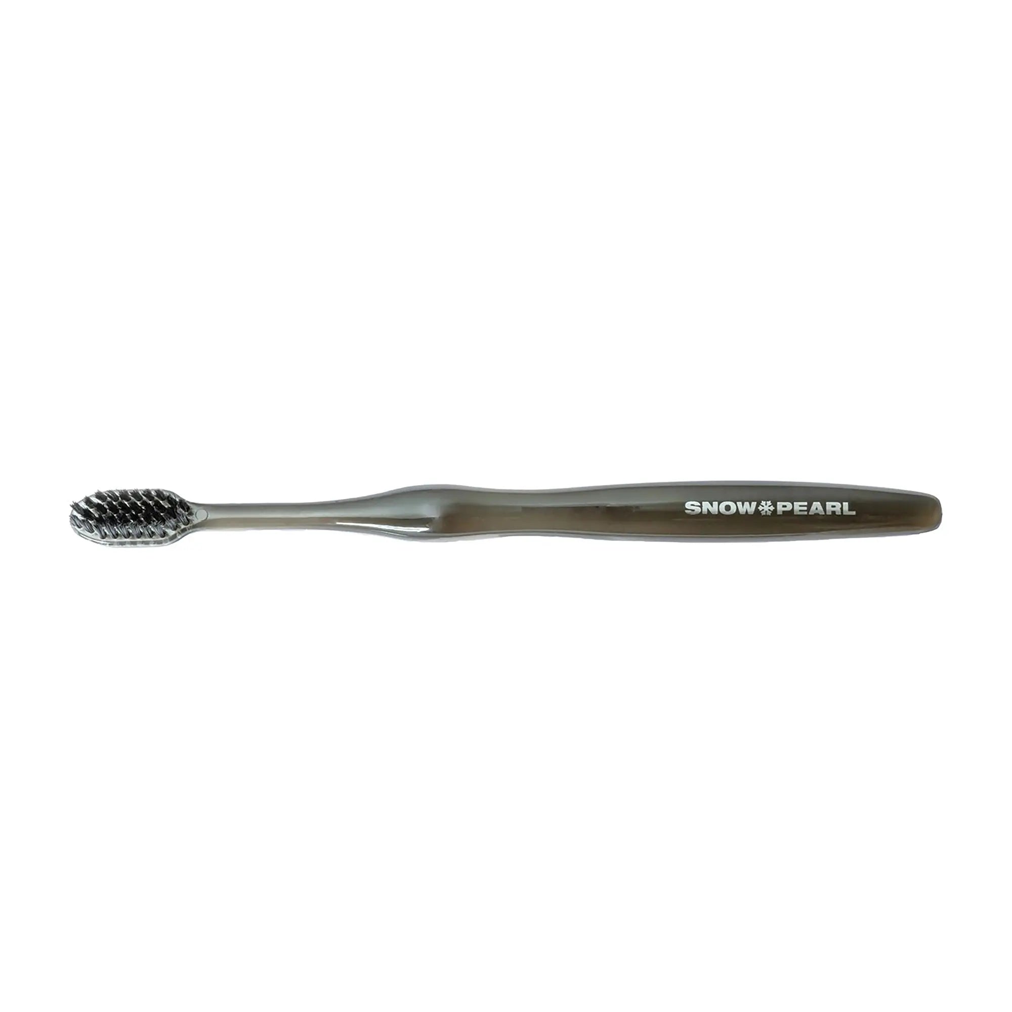 Schwarze Ultra Soft Zahnbürste von Snow Pearl mit KONEX HD Borsten für empfindliches Zahnfleisch.
