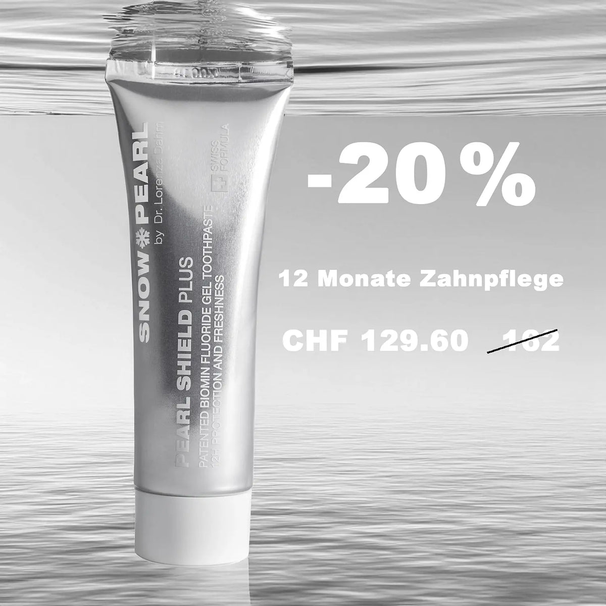 Pearl Shield Plus kombiniert tägliche Reinigung mit moderner BioMin®-Technologie