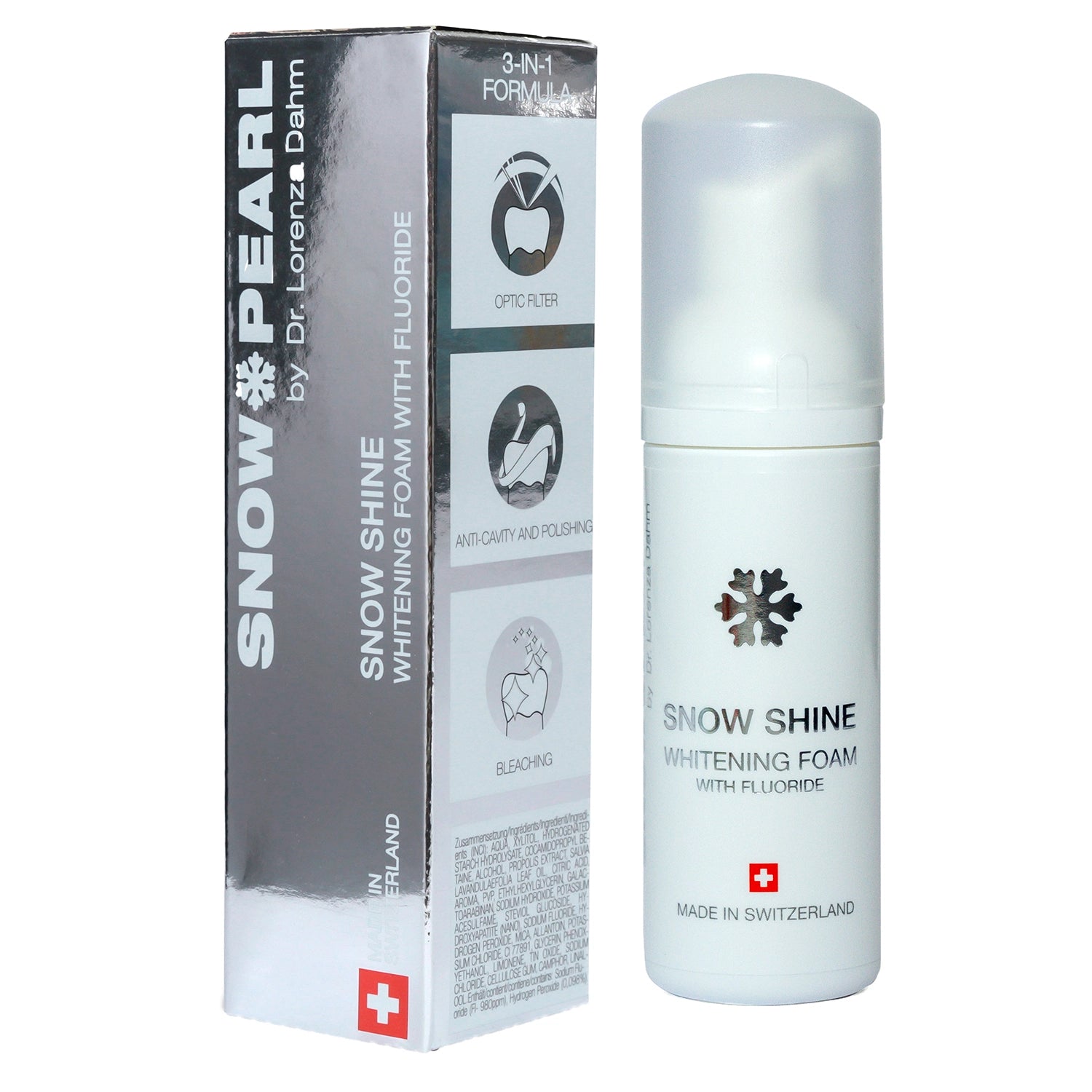 Snow Shine Whitening Foam von SNOW PEARL für frischen Atem und Zahnpflege