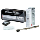 Schwarzes Zahnpflege Travel Kit mit Snow Shine Whitening Foam von SNOW PEARL