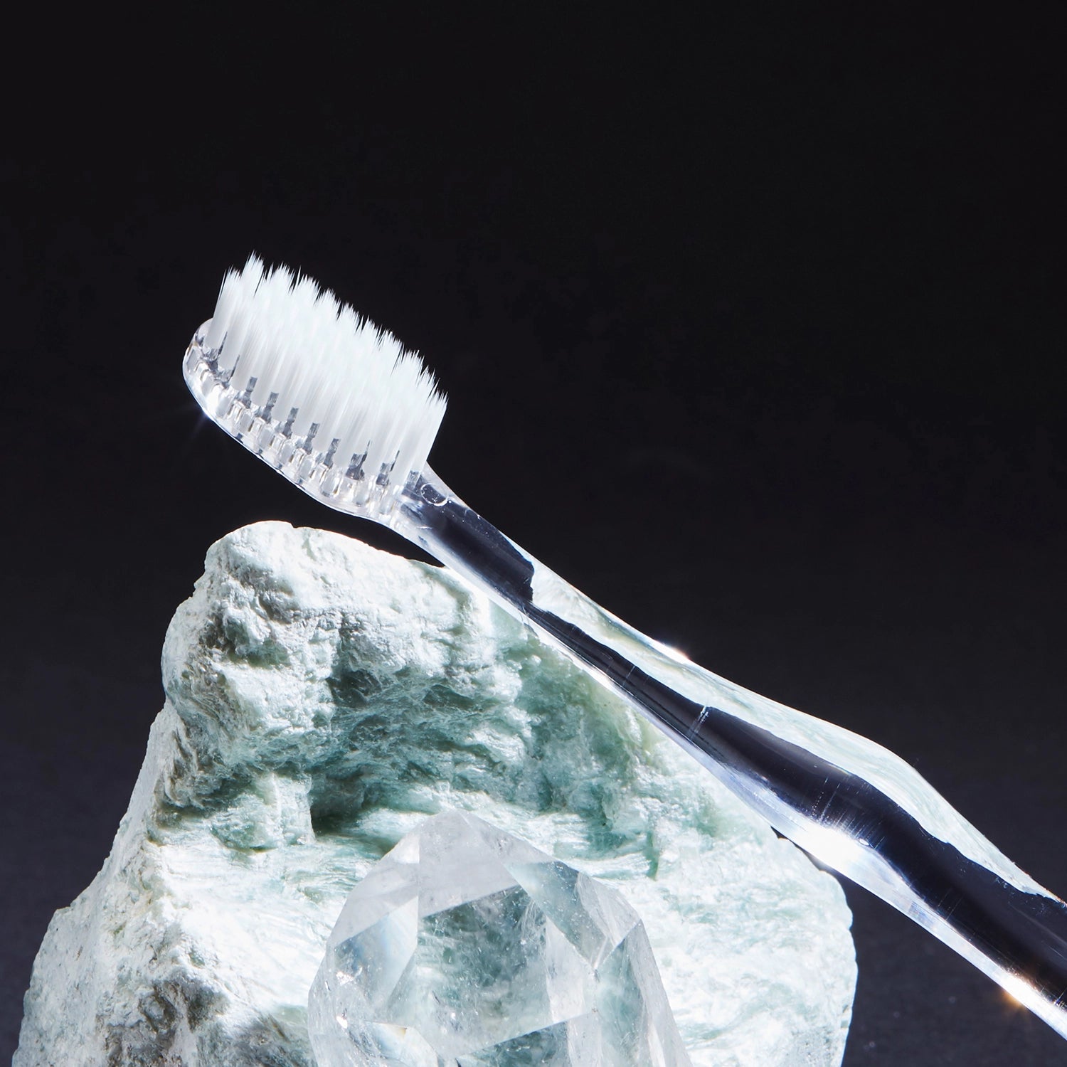 Ultra Soft schwarze Handzahnbürste von Snow Pearl für die tägliche Zahnpflege und Mundhygiene.