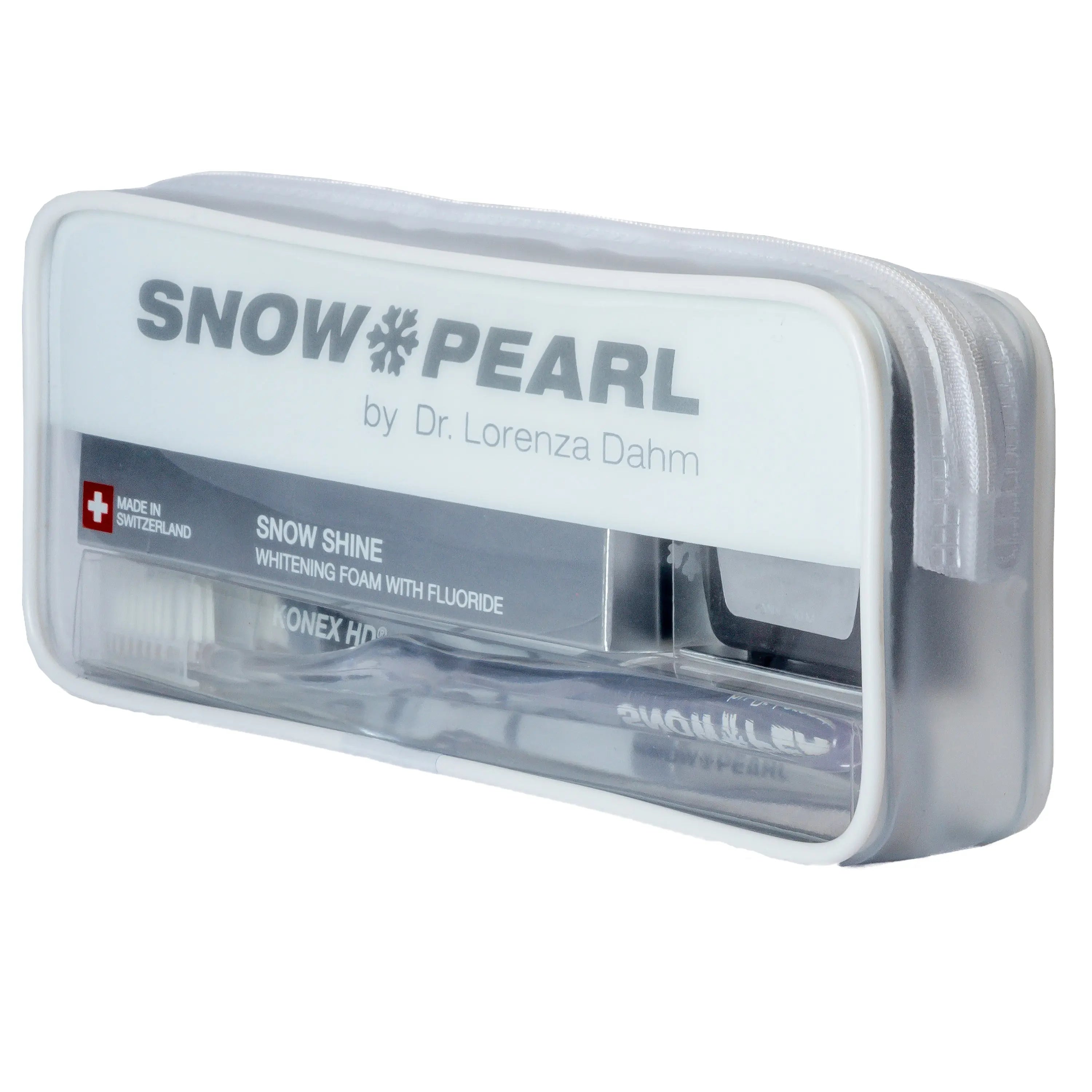 Travel Kit mit SNOW SHINE Whitening Foam 50ml - Weiss Snow Pearl GmbH